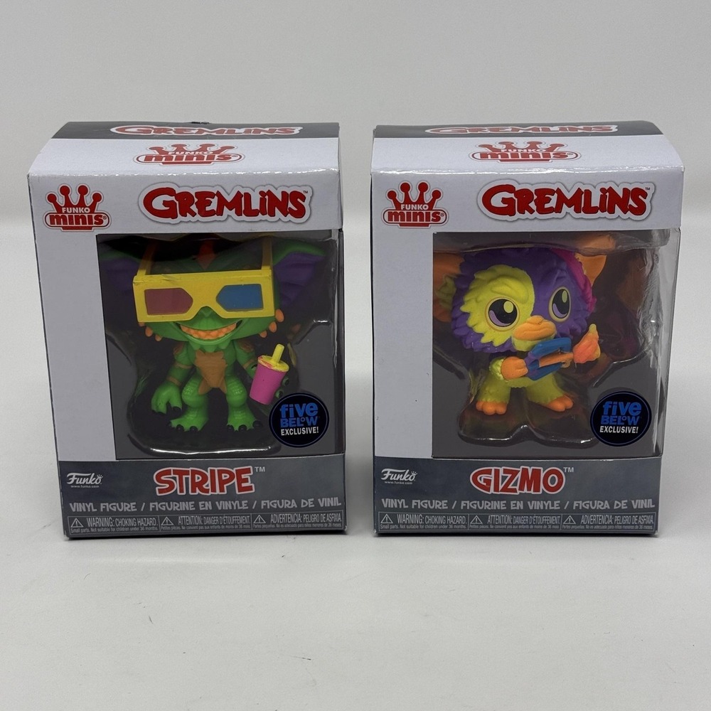 Funko Minis Gremlins Stripe Gizmo Vinyl Figure Set 2pc Toy New Multi Exclusive